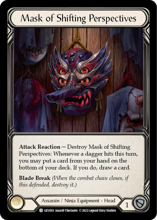 Image for Mask of Shifting Perspectives (Blitz Deck: Outsiders - Uzuri) (UZU003) - Flesh and Blood TCG