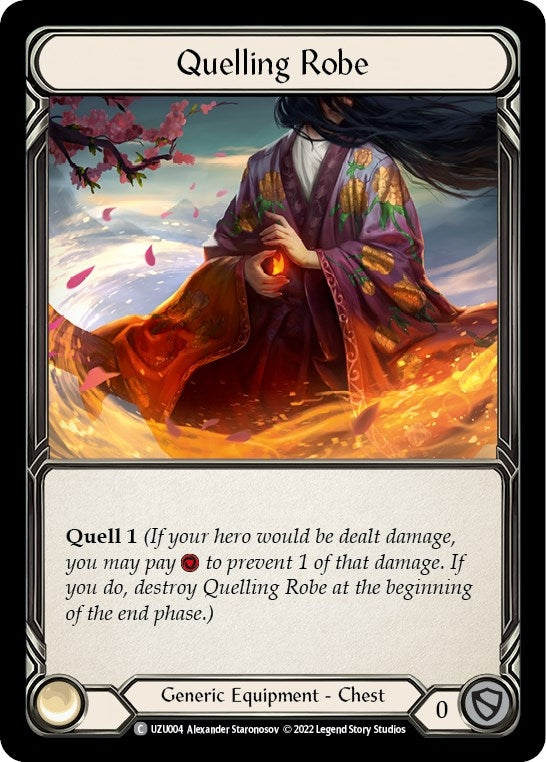 Image for Quelling Robe (Blitz Deck: Outsiders - Uzuri) (UZU004) - Flesh and Blood TCG