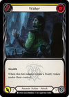 Image for Wither (Yellow) (Blitz Deck: Outsiders - Uzuri) (UZU020) - Flesh and Blood TCG
