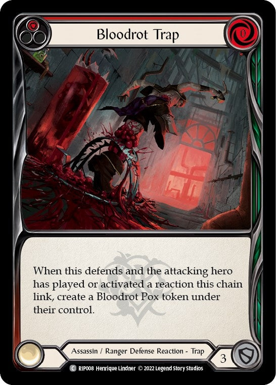 Image for Bloodrot Trap (Red) (Blitz Deck: Outsiders - Riptide) (RIP008) - Flesh and Blood TCG