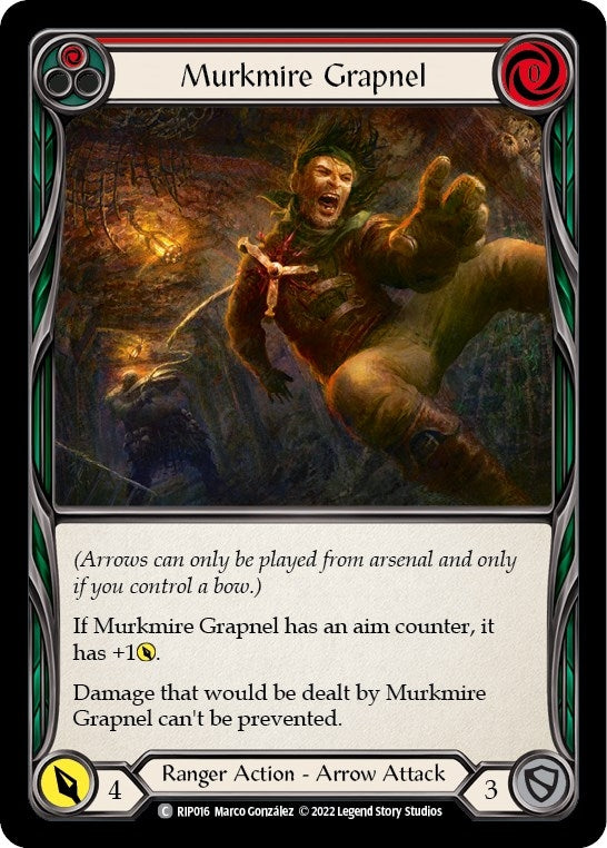 Image for Murkmire Grapnel (Red) (Blitz Deck: Outsiders - Riptide) (RIP016) - Flesh and Blood TCG