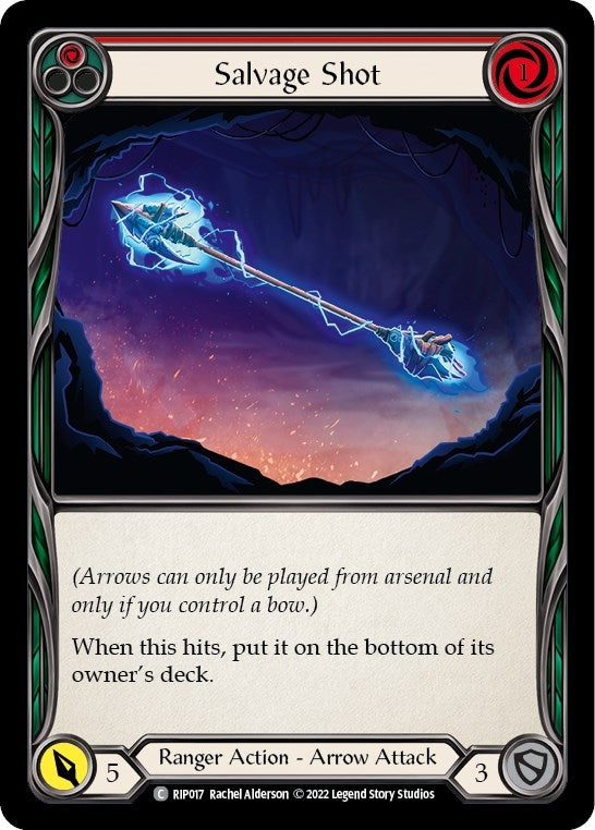 Image for Salvage Shot (Red) (Blitz Deck: Outsiders - Riptide) (RIP017) - Flesh and Blood TCG