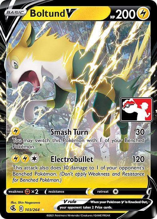 Image for Boltund V (Prize Pack Series Cards) (103/264) - Pokemon