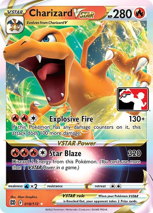 Image for Charizard VSTAR (Prize Pack Series Cards) (018/172) - Pokemon