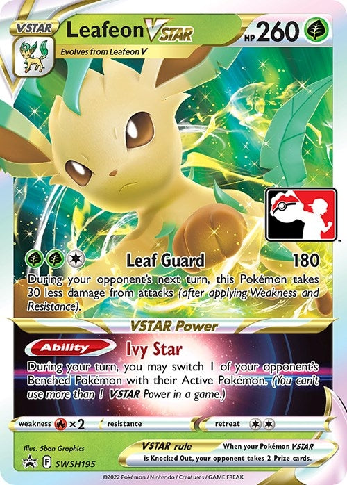 Image for Leafeon VSTAR (Prize Pack Series Cards) (SWSH195) - Pokemon