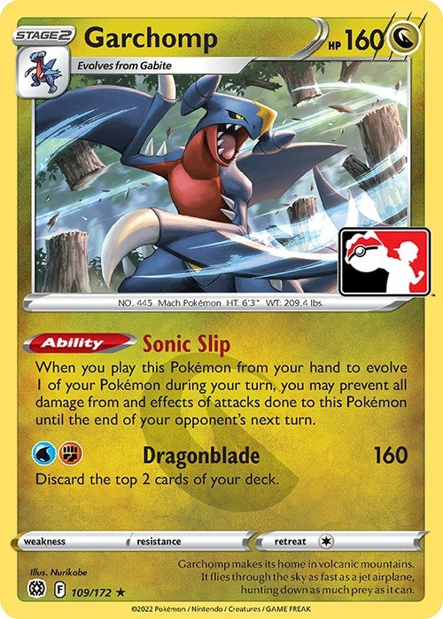 Image for Garchomp (Prize Pack Series Cards) (109/172) - Pokemon