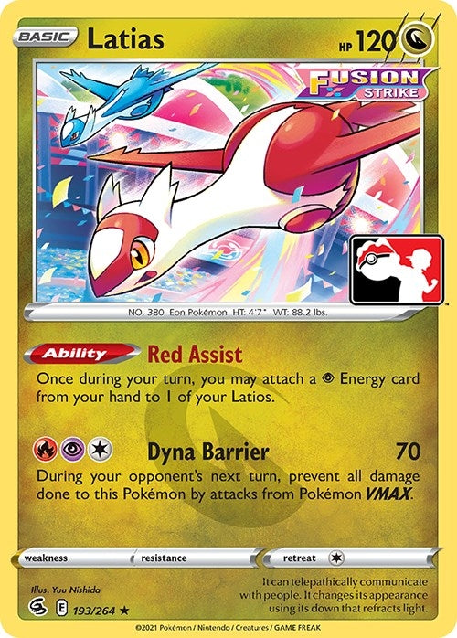 Image for Latias (Prize Pack Series Cards) (193/264) - Pokemon