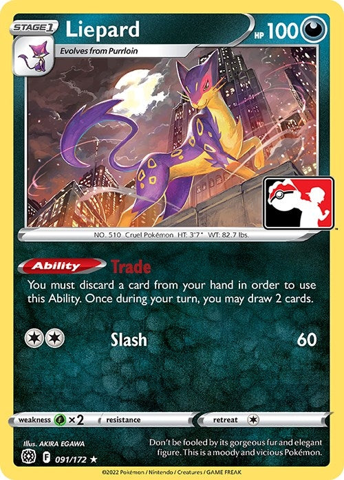 Image for Liepard (Prize Pack Series Cards) (091/172) - Pokemon