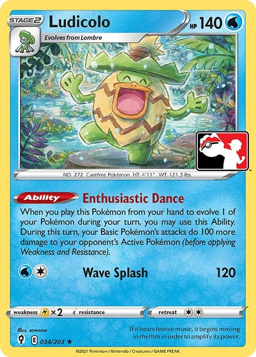 Image for Ludicolo (Prize Pack Series Cards) (034/203) - Pokemon