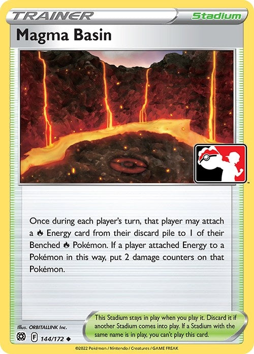 Image for Magma Basin (Prize Pack Series Cards) (144/172) - Pokemon