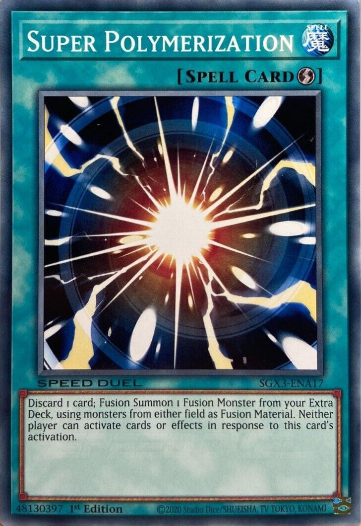 Image for Super Polymerization (Speed Duel GX: Duelists of Shadows) (SGX3-ENA17) - YuGiOh