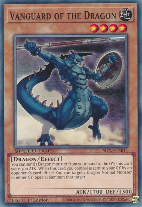 Image for Vanguard of the Dragon (Speed Duel GX: Duelists of Shadows) (SGX3-ENB11) - YuGiOh