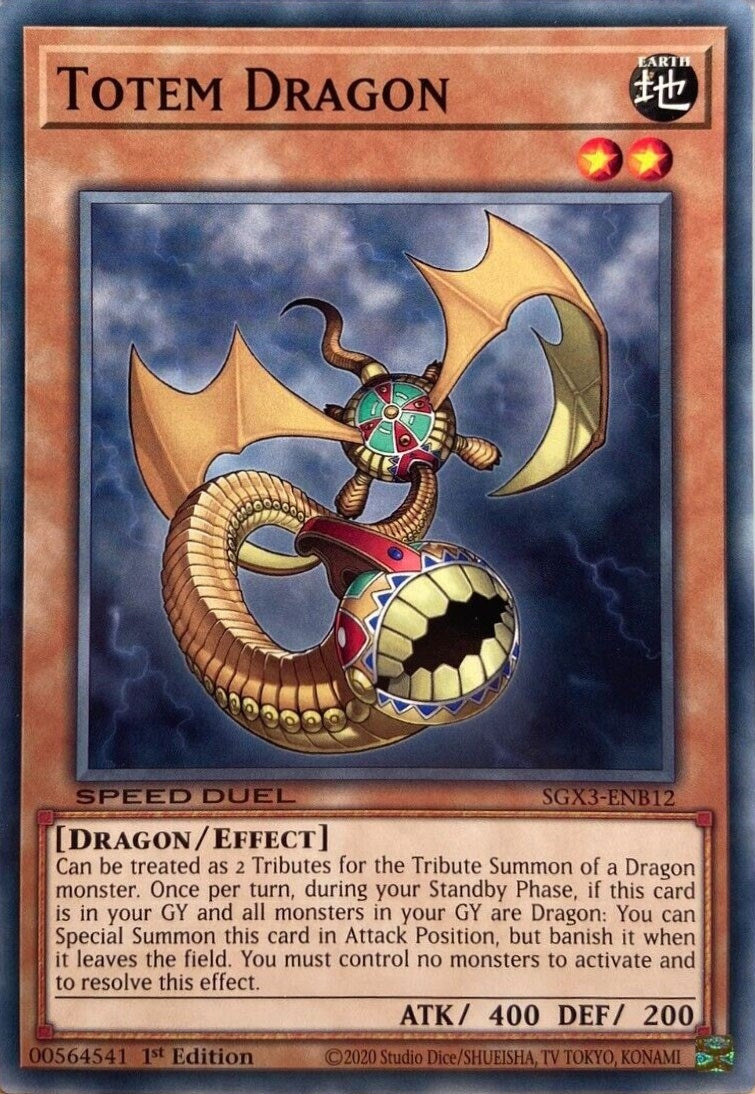Image for Totem Dragon (Speed Duel GX: Duelists of Shadows) (SGX3-ENB12) - YuGiOh