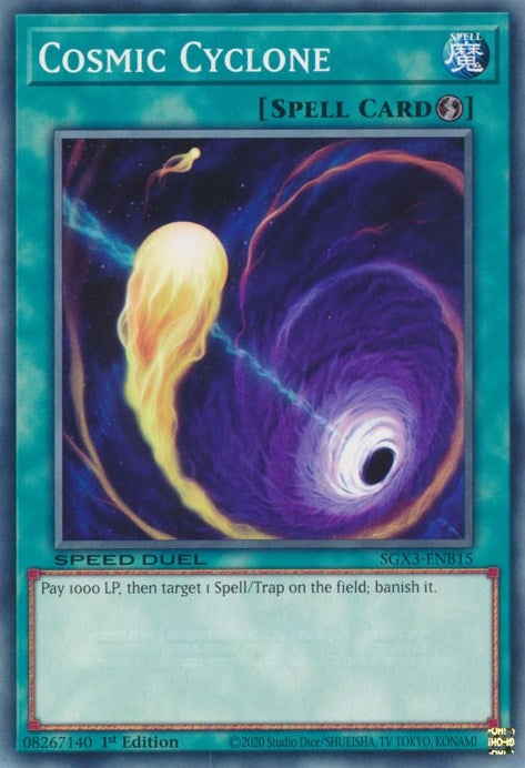 Image for Cosmic Cyclone (Speed Duel GX: Duelists of Shadows) (SGX3-ENB15) - YuGiOh