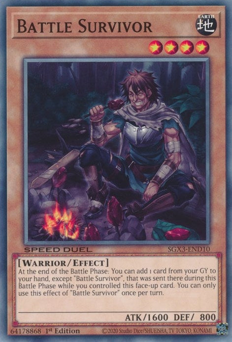 Image for Battle Survivor (Speed Duel GX: Duelists of Shadows) (SGX3-END10) - YuGiOh