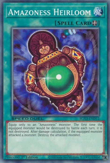 Image for Amazoness Heirloom (Speed Duel GX: Duelists of Shadows) (SGX3-END12) - YuGiOh