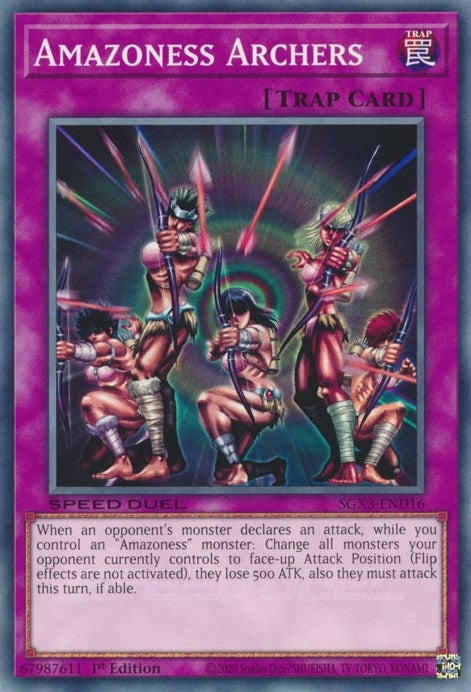 Image for Amazoness Archers (Speed Duel GX: Duelists of Shadows) (SGX3-END16) - YuGiOh