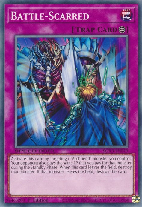 Image for Battle-Scarred (Speed Duel GX: Duelists of Shadows) (SGX3-ENE19) - YuGiOh