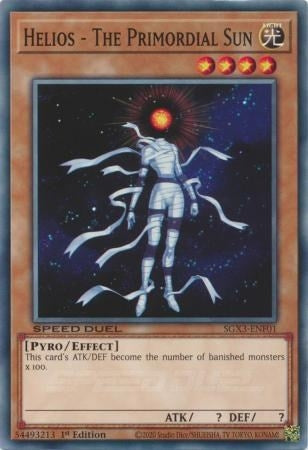 Image for Helios - The Primordial Sun (Speed Duel GX: Duelists of Shadows) (SGX3-ENF01) - YuGiOh
