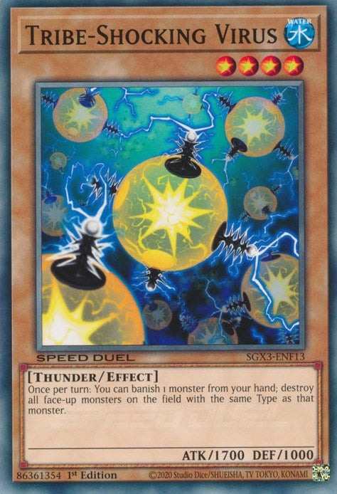 Image for Tribe-Shocking Virus (Speed Duel GX: Duelists of Shadows) (SGX3-ENF13) - YuGiOh