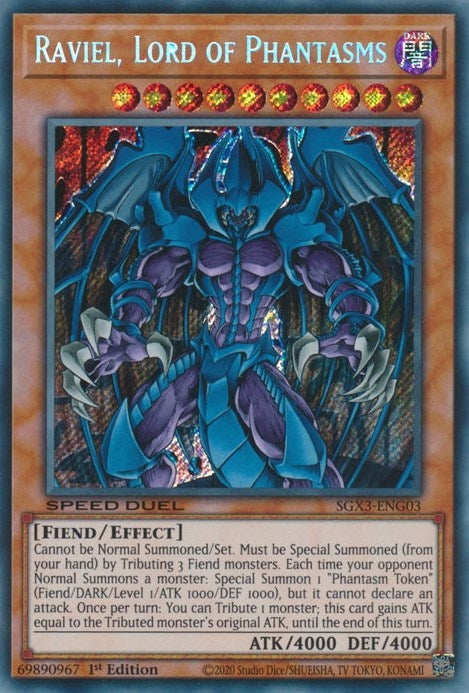 Image for Raviel, Lord of Phantasms (Speed Duel GX: Duelists of Shadows) (SGX3-ENG03) - YuGiOh