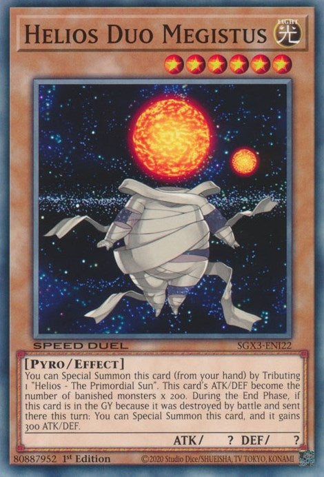 Image for Helios Duo Megistus (Speed Duel GX: Duelists of Shadows) (SGX3-ENI22) - YuGiOh