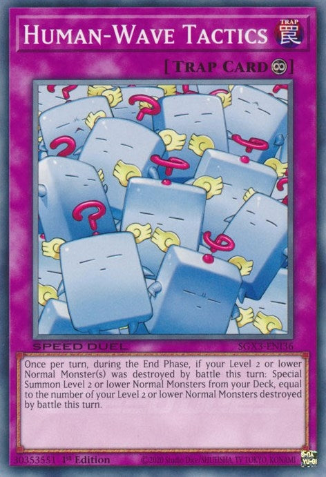 Image for Human-Wave Tactics (Speed Duel GX: Duelists of Shadows) (SGX3-ENI36) - YuGiOh