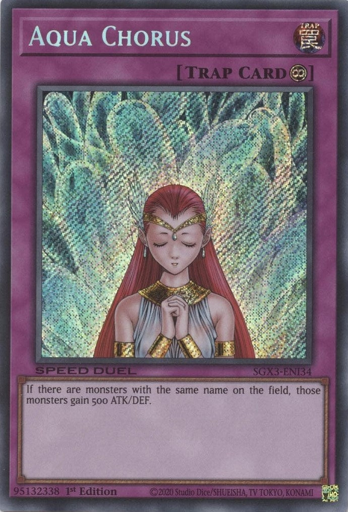 Image for Aqua Chorus (Secret Rare) (Speed Duel GX: Duelists of Shadows) (SGX3-ENI34) - YuGiOh