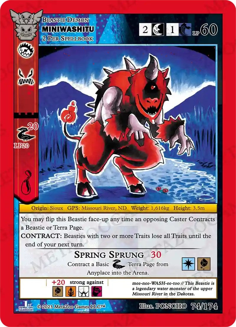 Image for Miniwashitu (Native: First Edition) (74/174) - MetaZoo