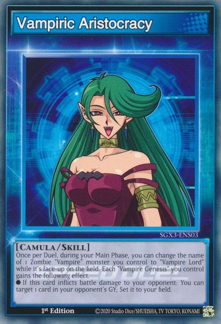 Image for Vampiric Aristocracy (Speed Duel GX: Duelists of Shadows) (SGX3-ENS03) - YuGiOh