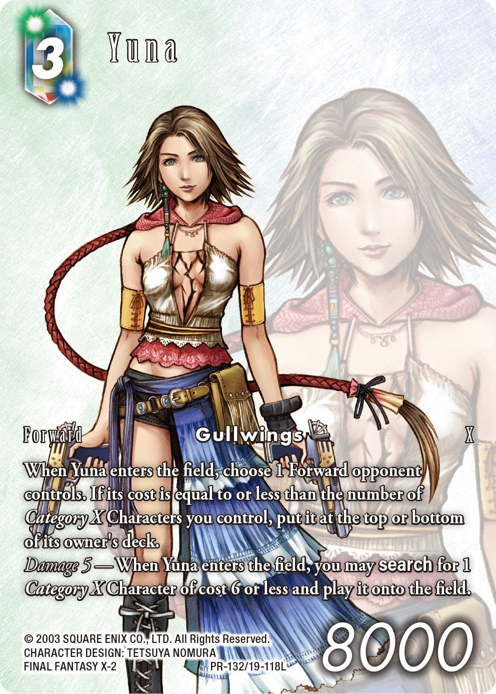 Image for Yuna (From Nightmares Buy A Box Promo) (FF: Promo Cards) (PR-132/19-118L) - Final Fantasy TCG
