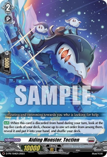 Image for Aiding Monster, Tectien (D Promo Cards) (D-PR/194EN 2023) - Cardfight Vanguard