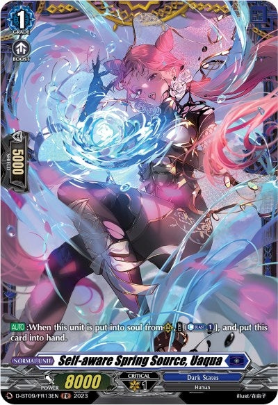 Image for Self-aware Spring Source, Uaqua (FR) (D-BT09: Dragontree Invasion) (D-BT09/FR13EN) - Cardfight Vanguard