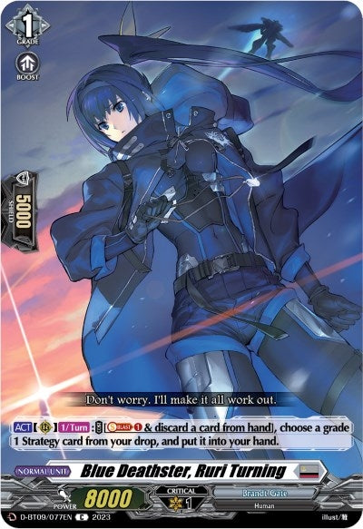 Image for Blue Deathster, Ruri Turning (D-BT09: Dragontree Invasion) (D-BT09/077EN) - Cardfight Vanguard