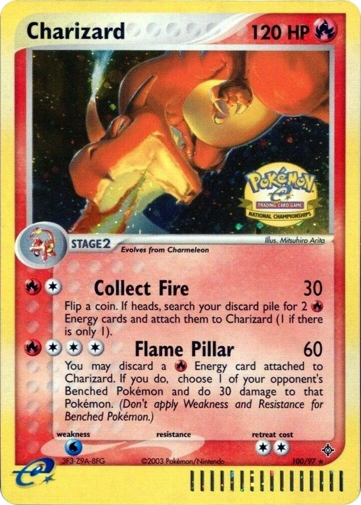 Image for Charizard - 100/97 (National Championships) (League & Championship Cards) (100/097) - Pokemon