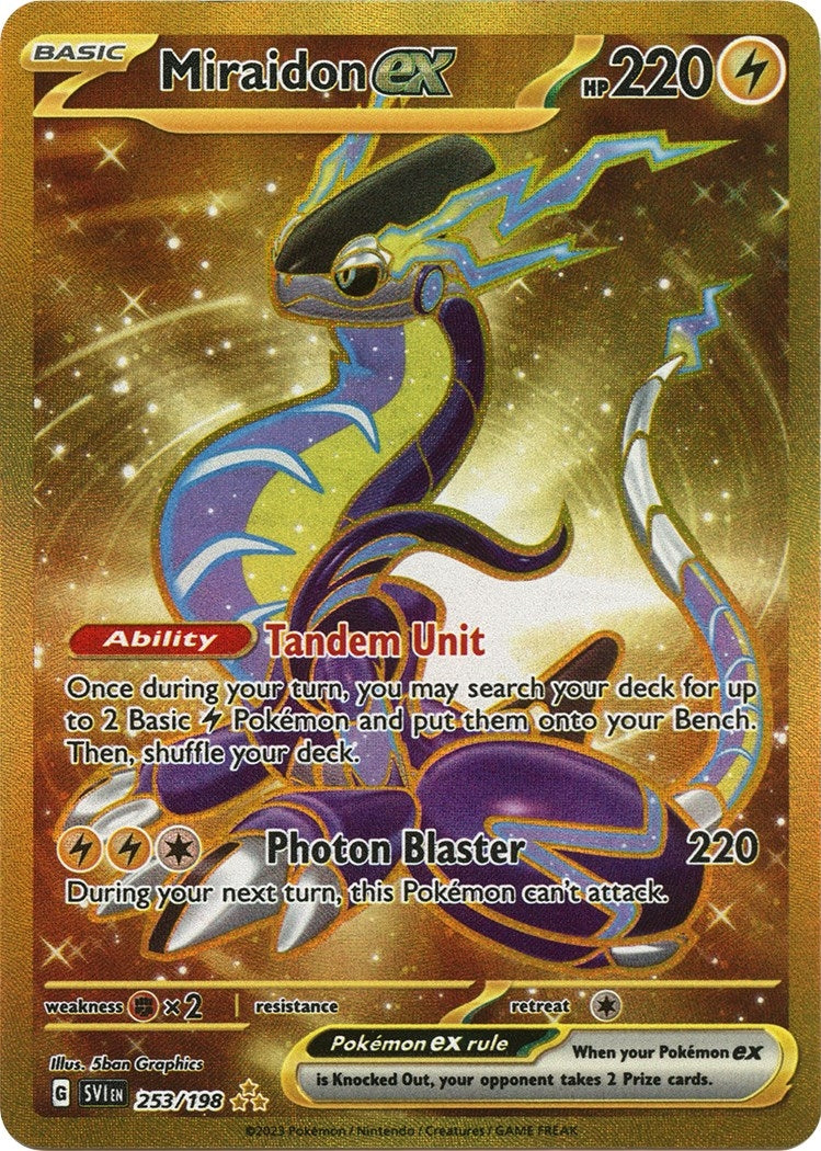 Image for Miraidon ex (SV01: Scarlet & Violet Base Set) (253/198) - Pokemon