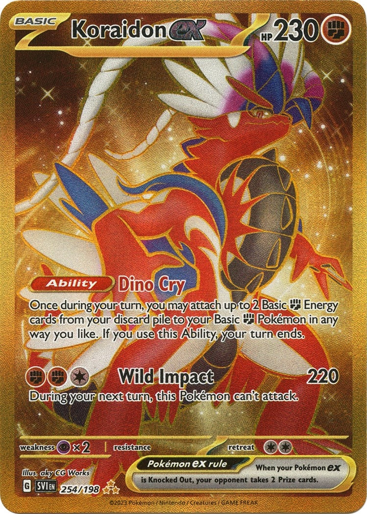 Image for Koraidon ex (SV01: Scarlet & Violet Base Set) (254/198) - Pokemon