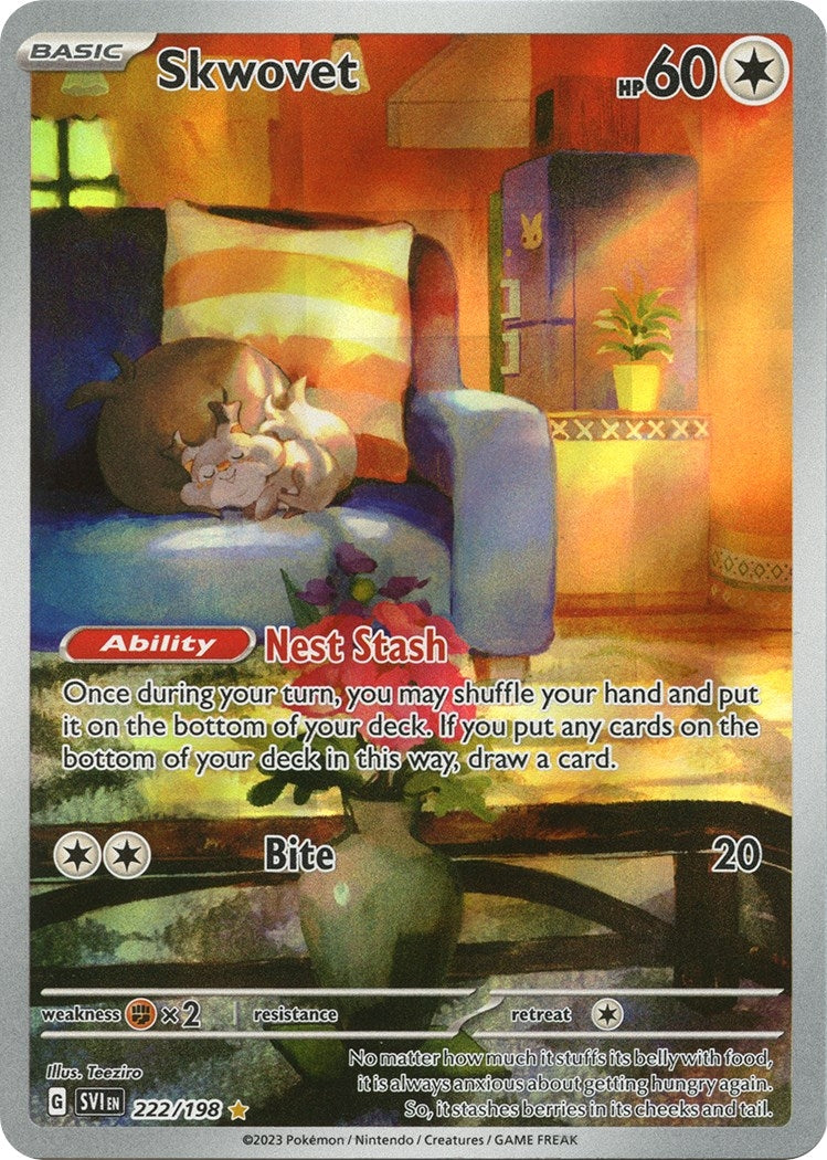 Image for Skwovet (SV01: Scarlet & Violet Base Set) (222/198) - Pokemon