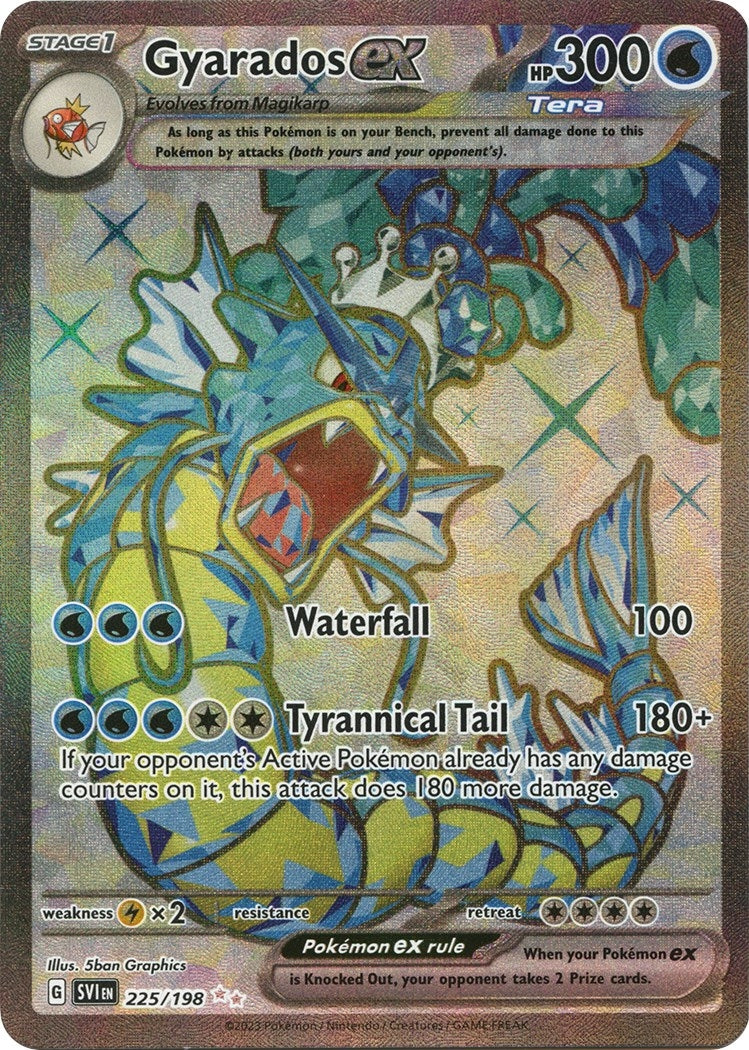 Image for Gyarados ex (SV01: Scarlet & Violet Base Set) (225/198) - Pokemon