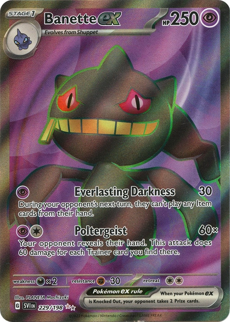 Image for Banette ex (SV01: Scarlet & Violet Base Set) (229/198) - Pokemon