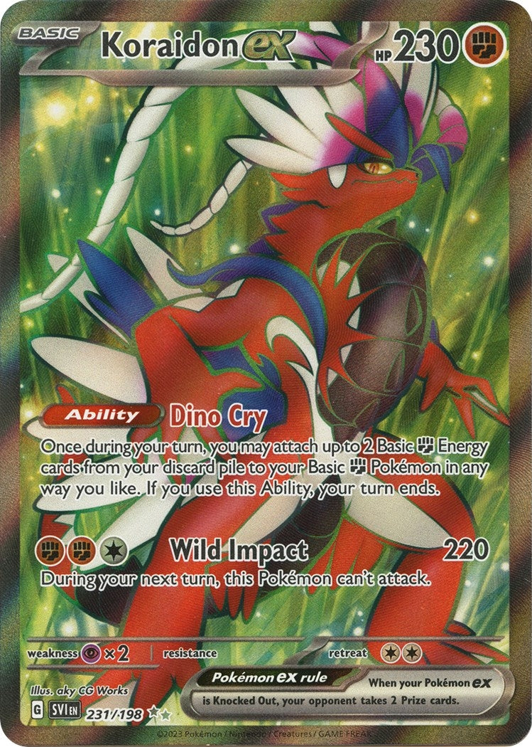 Image for Koraidon ex (SV01: Scarlet & Violet Base Set) (231/198) - Pokemon