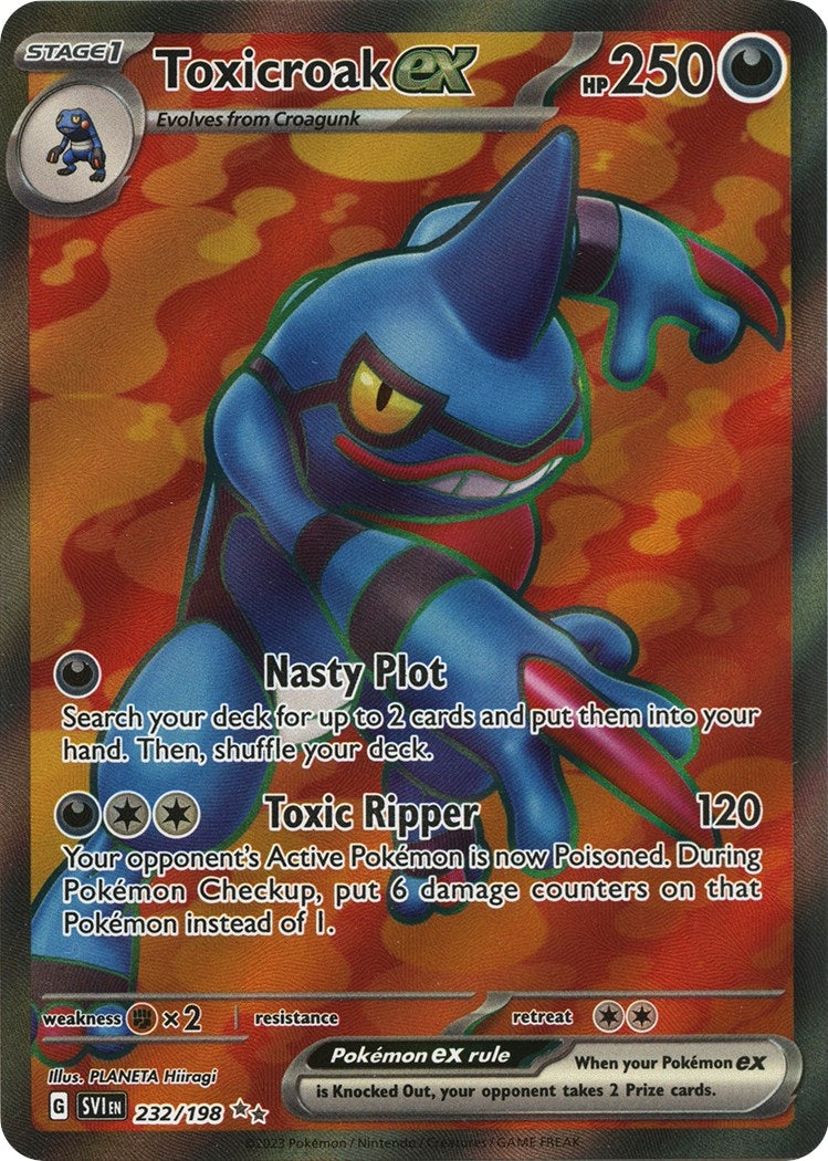 Image for Toxicroak ex (SV01: Scarlet & Violet Base Set) (232/198) - Pokemon