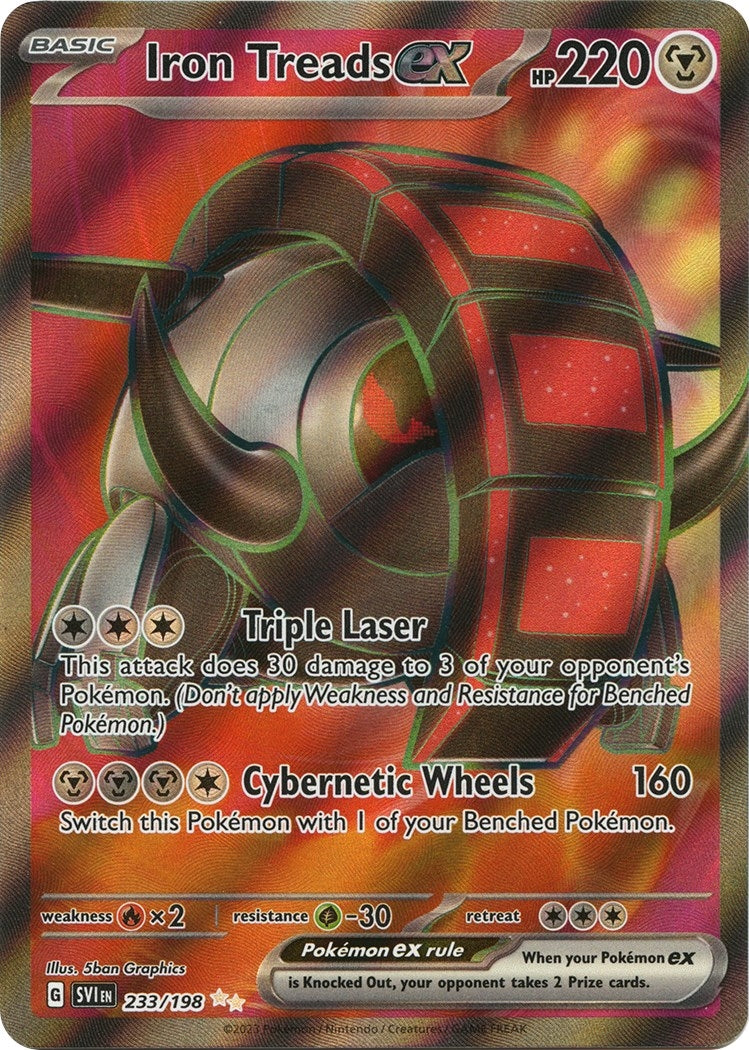 Image for Iron Treads ex (SV01: Scarlet & Violet Base Set) (233/198) - Pokemon