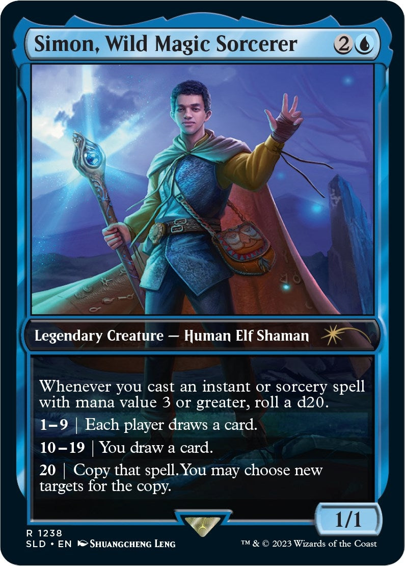 Image for Simon, Wild Magic Sorcerer (Secret Lair Drop Series) (1238) - Magic: The Gathering