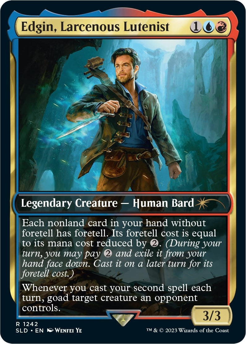 Image for Edgin, Larcenous Lutenist (Secret Lair Drop Series) (1242) - Magic: The Gathering