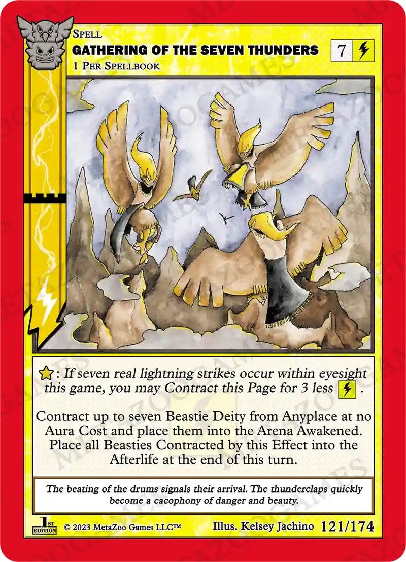 Image for Gathering of the Seven Thunders (Native: First Edition) (121/174) - MetaZoo