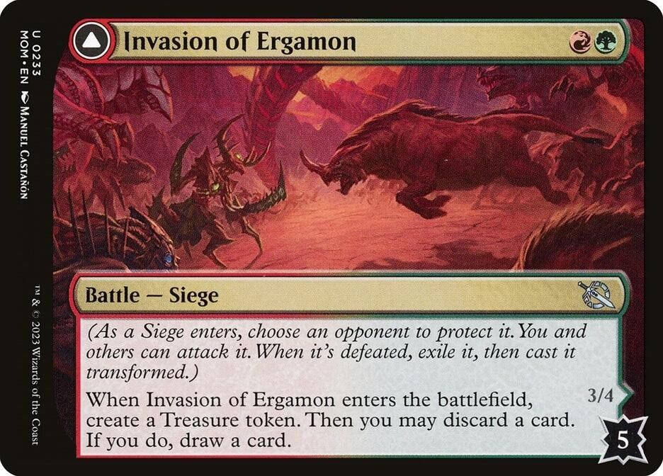 Image for Invasion of Ergamon (March of the Machine) (233) - Magic: The Gathering