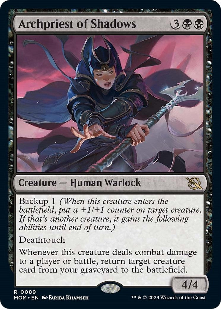 Image for Archpriest of Shadows (March of the Machine) (89) - Magic: The Gathering