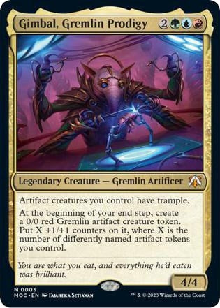 Image for Gimbal, Gremlin Prodigy (Commander: March of the Machine) (3) - Magic: The Gathering