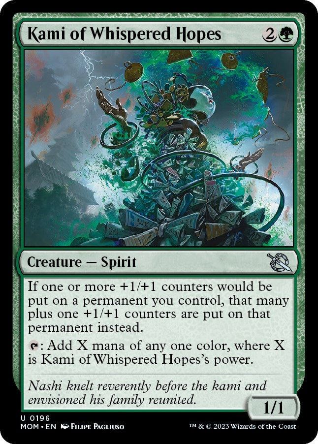 Image for Kami of Whispered Hopes (March of the Machine) (196) - Magic: The Gathering